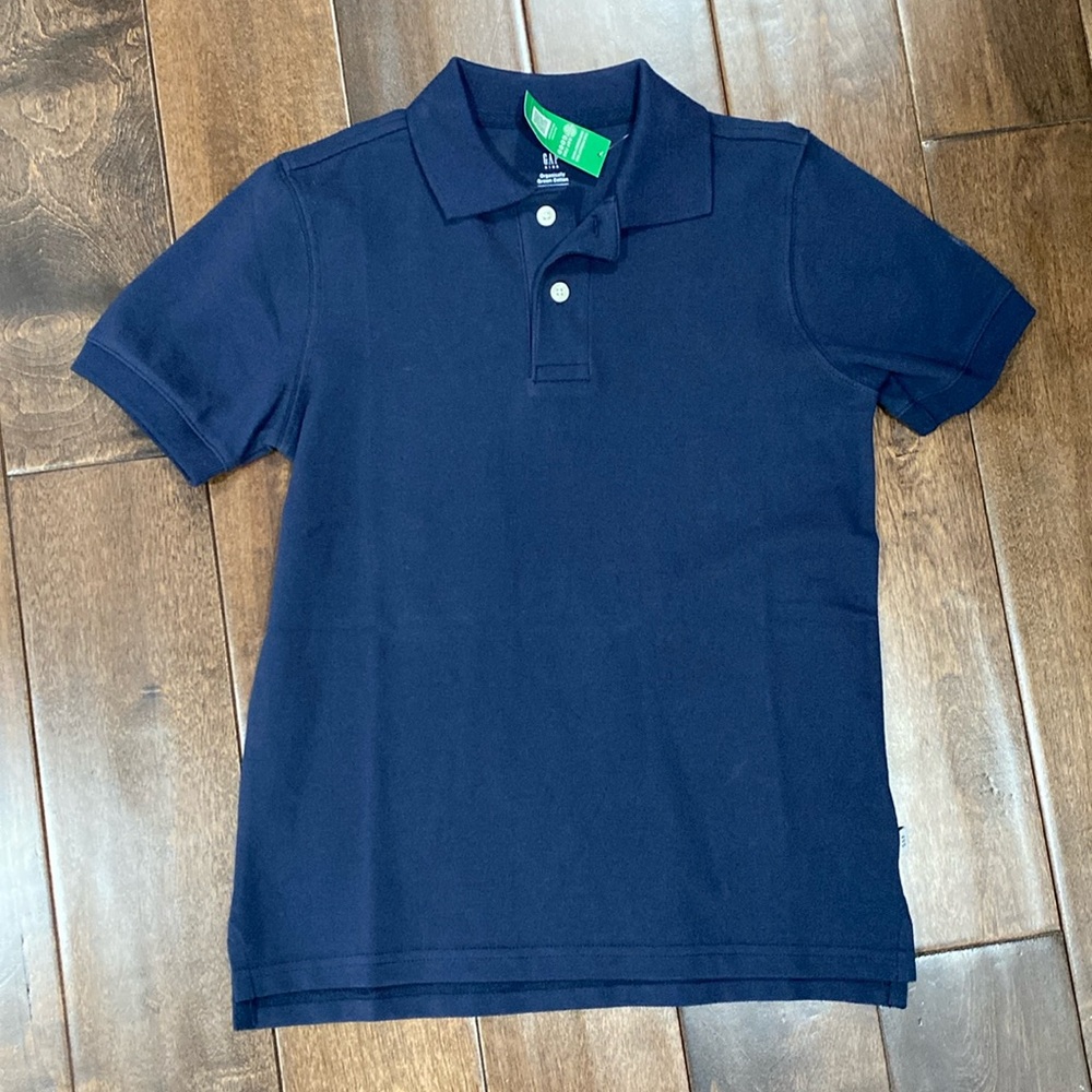 Gap kids navy polo size medium
